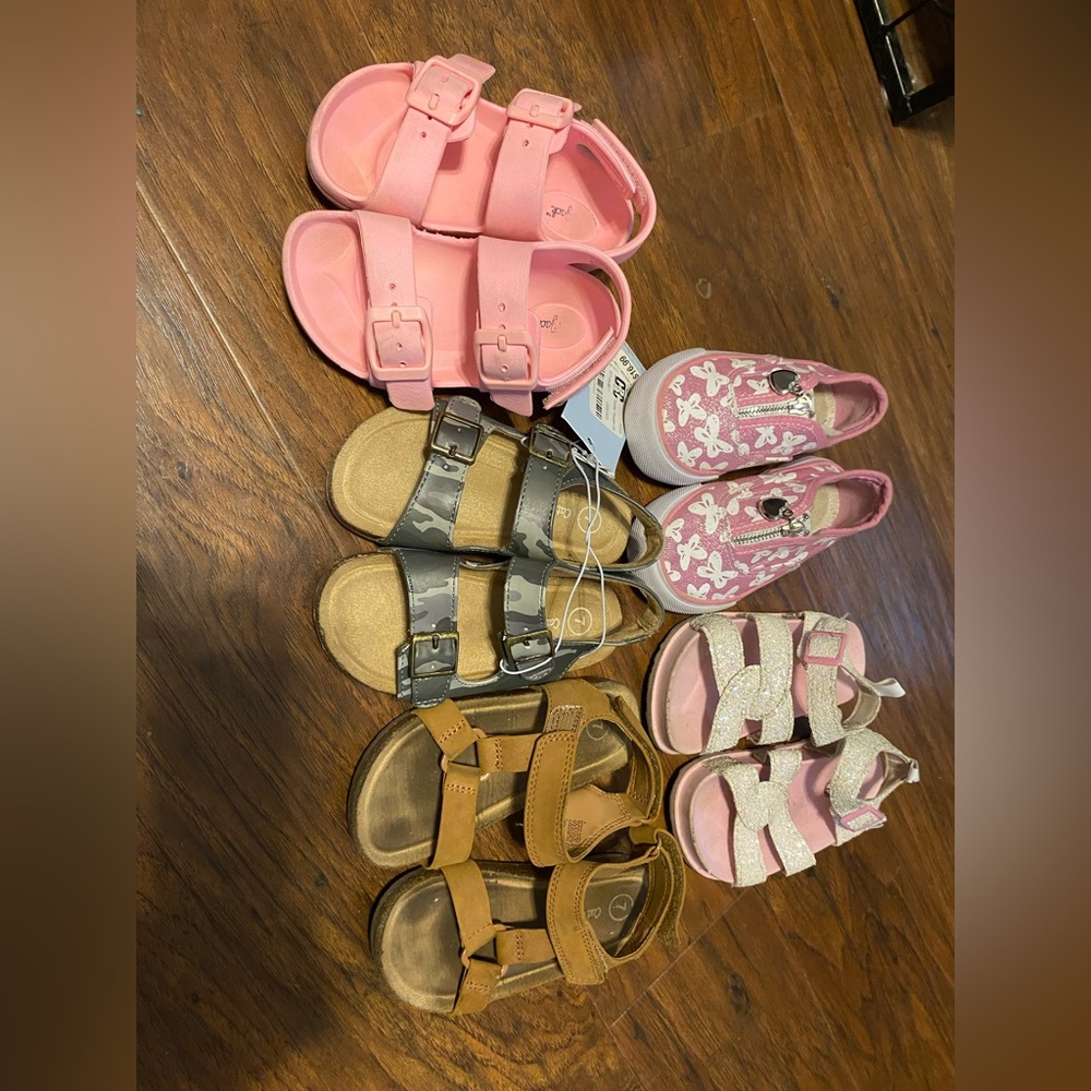 Little Girls Sandal Lot Size 7